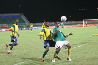 Guyana vs. Suriname football game photo