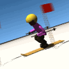 skiier - animated